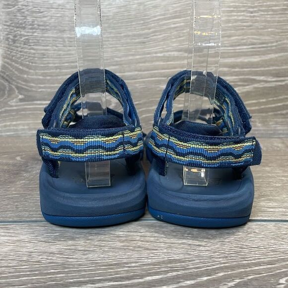 Teva Hurricane XLT 2 Little Boy Sz 2 Blue Gold Hook & Loop Sports Trail Sandals - Picture 4 of 10